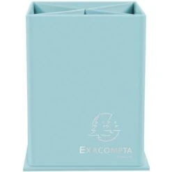 Pot à Crayons Carré à 4 Compartiments Aquarel X 8 Assortis - Exacompta