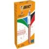 Stylo-Bille 4 Couleurs Or Rose - Lot De 12 - BIC