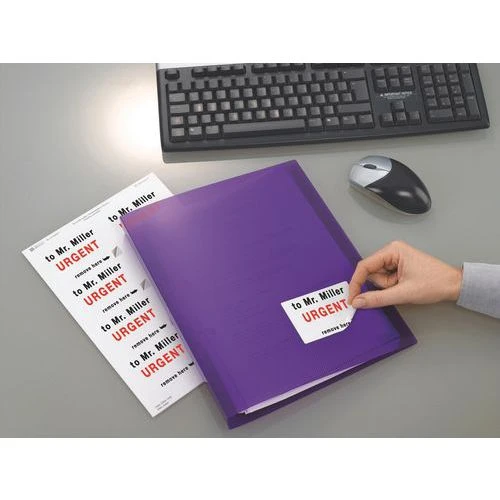 Étiquette Blanche Repositionnable Avery - Impression Laser / Jet D'encre, Copieur 4 Étiquette Blanche Repositionnable Avery - Impression Laser / Jet D'encre, Copieur – Image 4