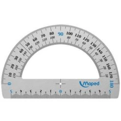 Rapporteur 180° Maped En Aluminium