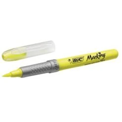 Promos Papeterie Boutique 26 Surligneur BIC Highlighter Grip Flex - Jaune