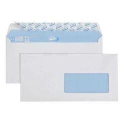 Enveloppe Blanche Avec Fenêtre 90 G - Boîte De 500 9 Enveloppe Blanche Avec Fenêtre 90 G - Boîte De 500 -Promos Papeterie Boutique AIG3499464