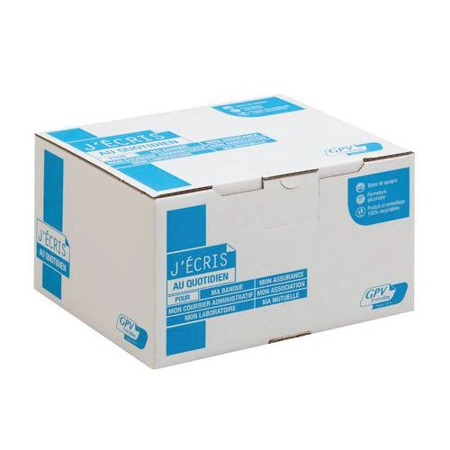 Enveloppe Blanche Avec Fenêtre 90 G - Boîte De 500 1 Enveloppe Blanche Avec Fenêtre 90 G - Boîte De 500