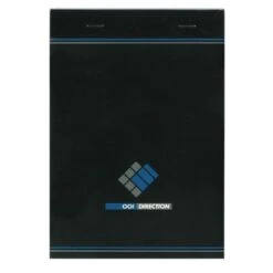 Oxford Bloc De Bureau Agrafé 001 Direction A5 - 200 Pages - 70 G - Petits Carrreaux