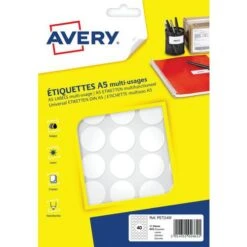Avery Pastille Adhésive ILC Diamètre 24 Mm