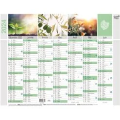 Calendrier Banque Equology Recyclé - 27 X 21 Cm - 2024 - Quo Vadis