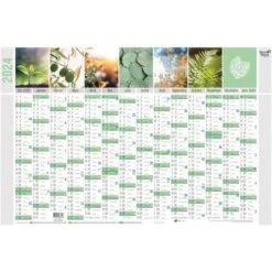 Calendrier Annuel Equology Recyclé - 65 X 43 Cm - 2024 - Quo Vadis