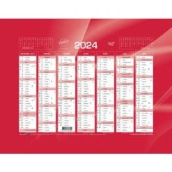 Calendrier Banque Or - Année 2024 - Quo Vadis