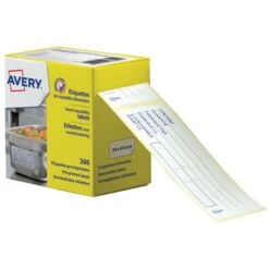 Avery Étiquette De Traçabilié Alimentaire Pré-imprimée - 98 X 40 Mm - En Rouleau