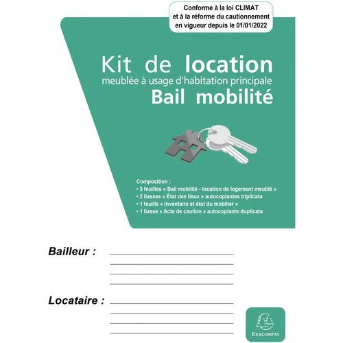 Kit De Location - Bail Mobilite - Exacompta 1 Kit De Location - Bail Mobilite - Exacompta