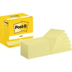 Notes Post-it® 76 X 127 Mm 12 Blocs Jaune - Post-it®