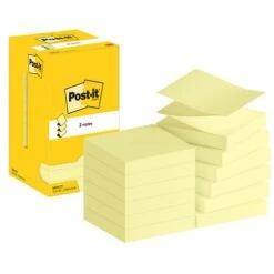 Z-Notes Post-it® 76 X 76 Mm 12 Blocs Jaune - Post-it®