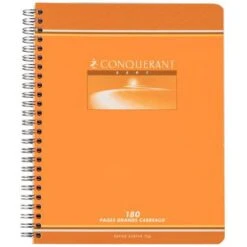 Cahier Conquérant 7 - Grands Carreaux -Promos Papeterie Boutique AIG414916