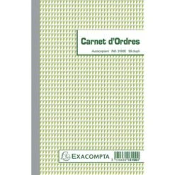 Exacompta Carnet D'ordres 50 Feuillets Dupli Autocopiants -Promos Papeterie Boutique AIG4857723