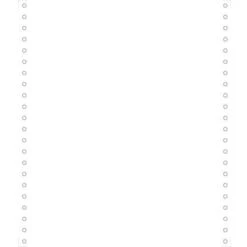 Exacompta Feuilles Listing Blanc 240x11 1pli Bandes Détachables 70g