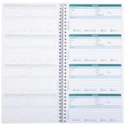 Exacompta Carnet Spiralé- Messages Téléphones - 50 Feuilles Dupli Autocopiantes