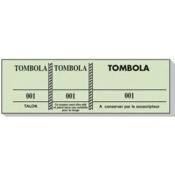 Exacompta Bloc Tombola 100 Feuillets Numérotés De 3 Volets