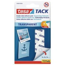 Pastille Adhésive Transparentes Double-face Tesa® - Étui De 72
