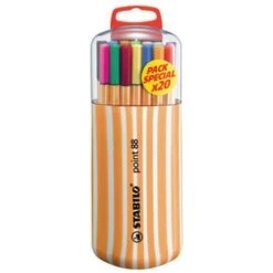 Stabilo Feutre Fin Point 88, En Pack Rayé