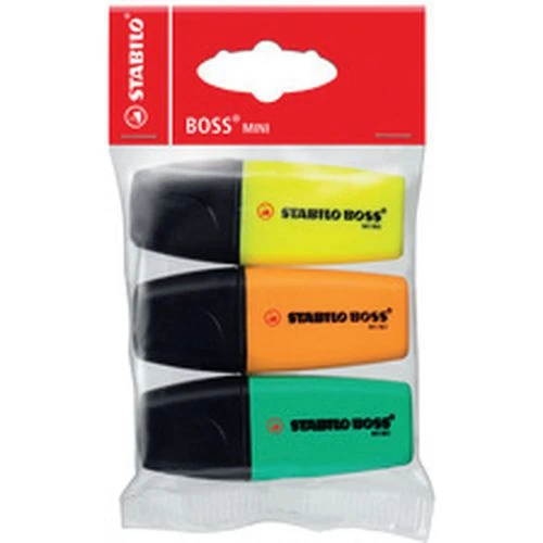 Stabilo Surligneur BOSS MINI, En étui 1 Stabilo Surligneur BOSS MINI, En étui