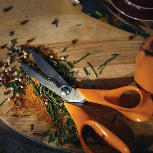 Ciseaux Lames Striés - Classic Multi-usage - Droitier 18 Cm - Fiskars 2 Ciseaux Lames Striés - Classic Multi-usage - Droitier 18 Cm - Fiskars – Image 2