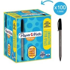 Stylo Bille Inkjoy 100 Cap - Format éco 80+20 - Papermate -Promos Papeterie Boutique AIG7288875