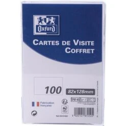 Coffret Cartes De Visite 82x128 - Oxford 7 Coffret Cartes De Visite 82x128 - Oxford -Promos Papeterie Boutique AIG7501649