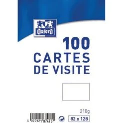 Coffret Cartes De Visite 82x128 - Oxford