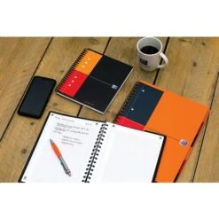 Cahier International Spirale B5 160p 80g Ligné 6mm - Oxford